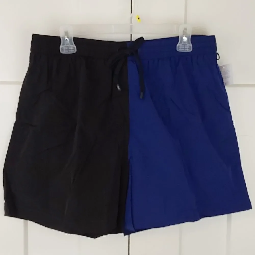 Everest Isles Trunks Colorblock Blk/Navy Sz XL